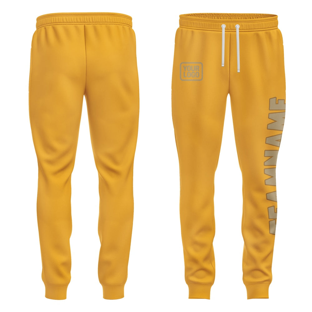 Custom Yellow Light Khaki Pants