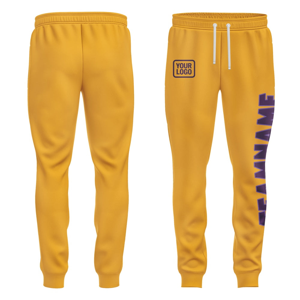 Custom Yellow Purple Pants
