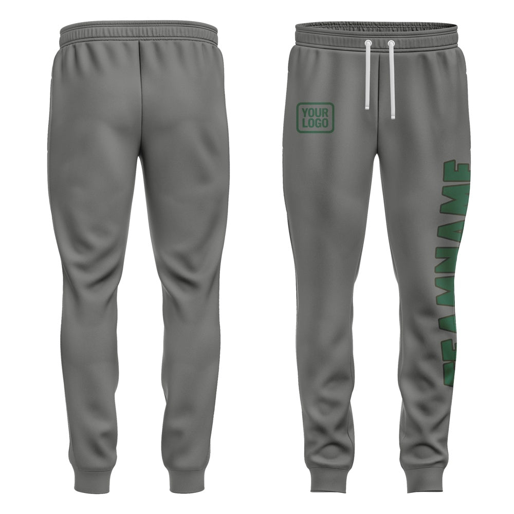 Custom Dark Grey Green Pants