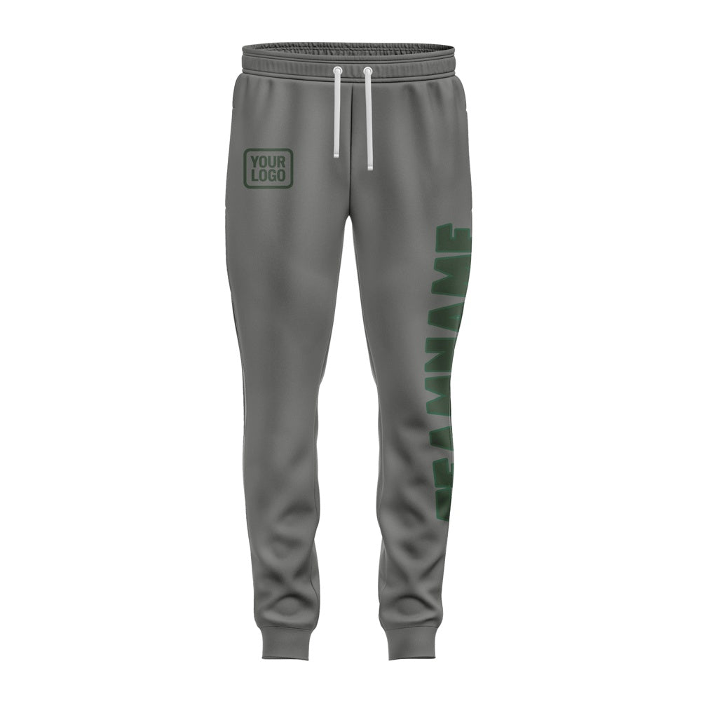 Custom Dark Grey Dark Green Pants