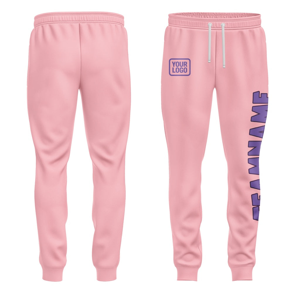 Custom Light Pink Light Purple Pants
