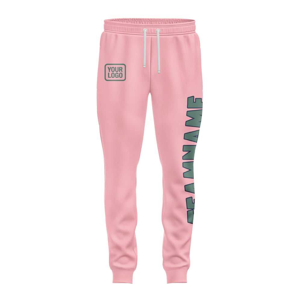 Custom Light Pink Blue Green Pants