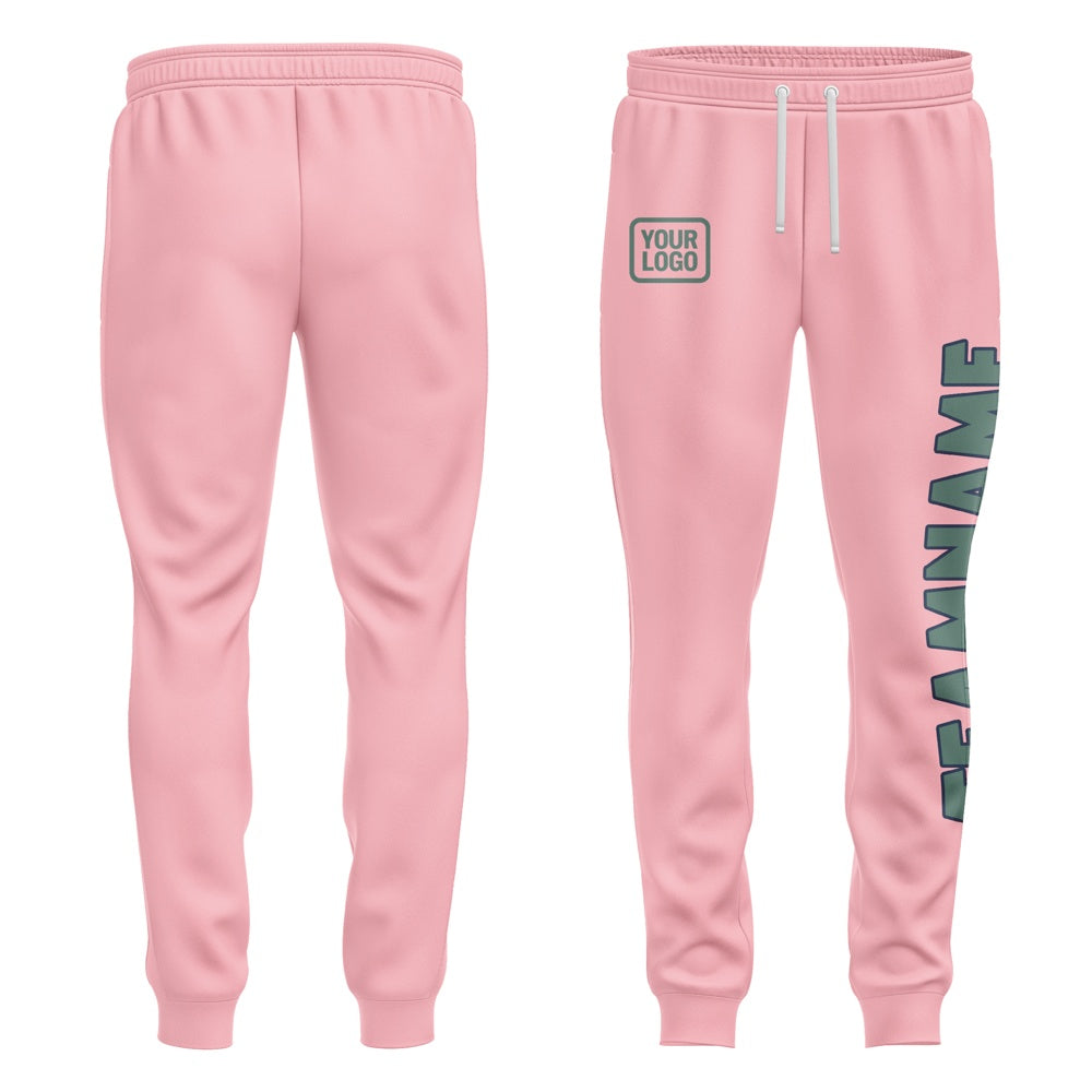 Custom Light Pink Blue Green Pants