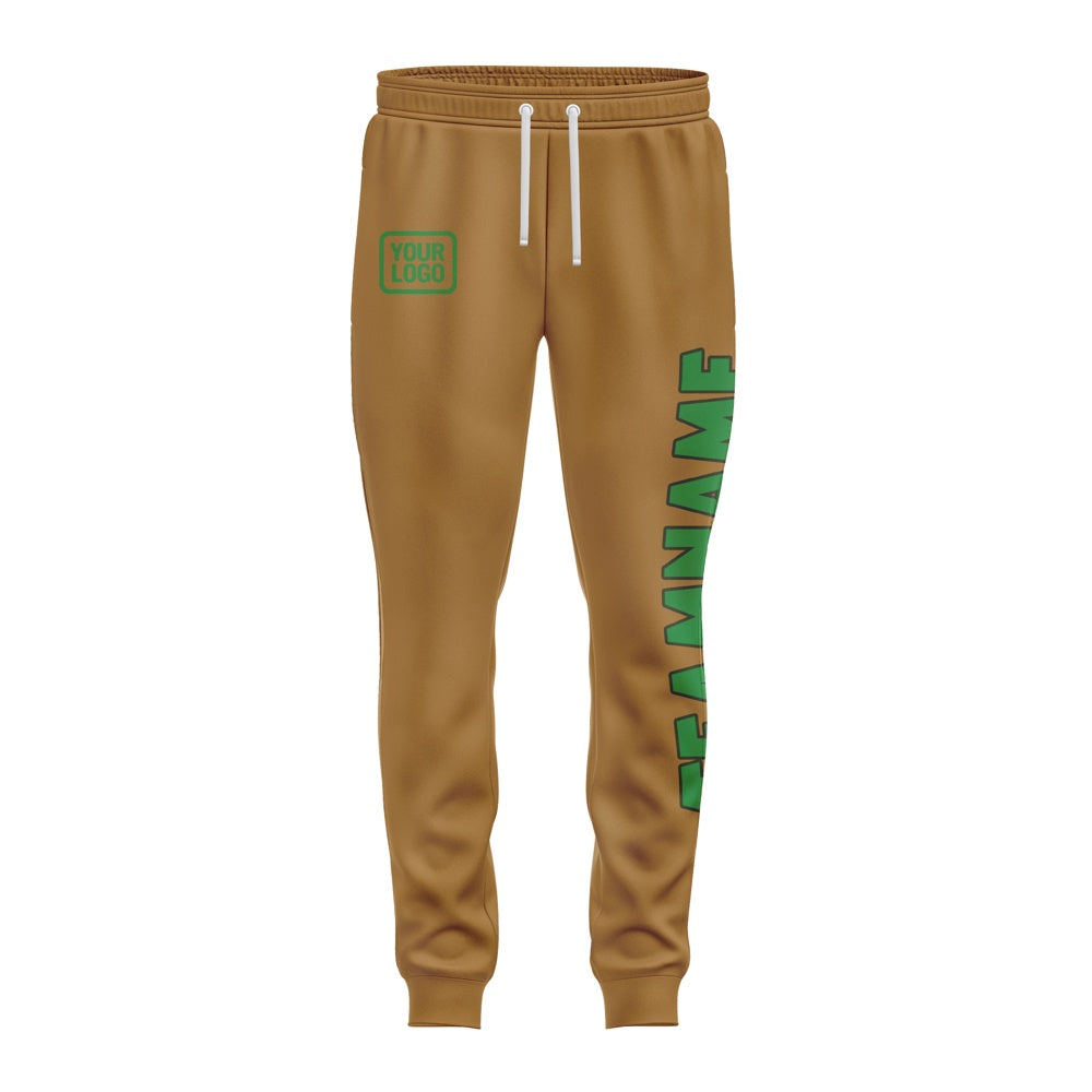 Custom Khaki Emerald Green Pants