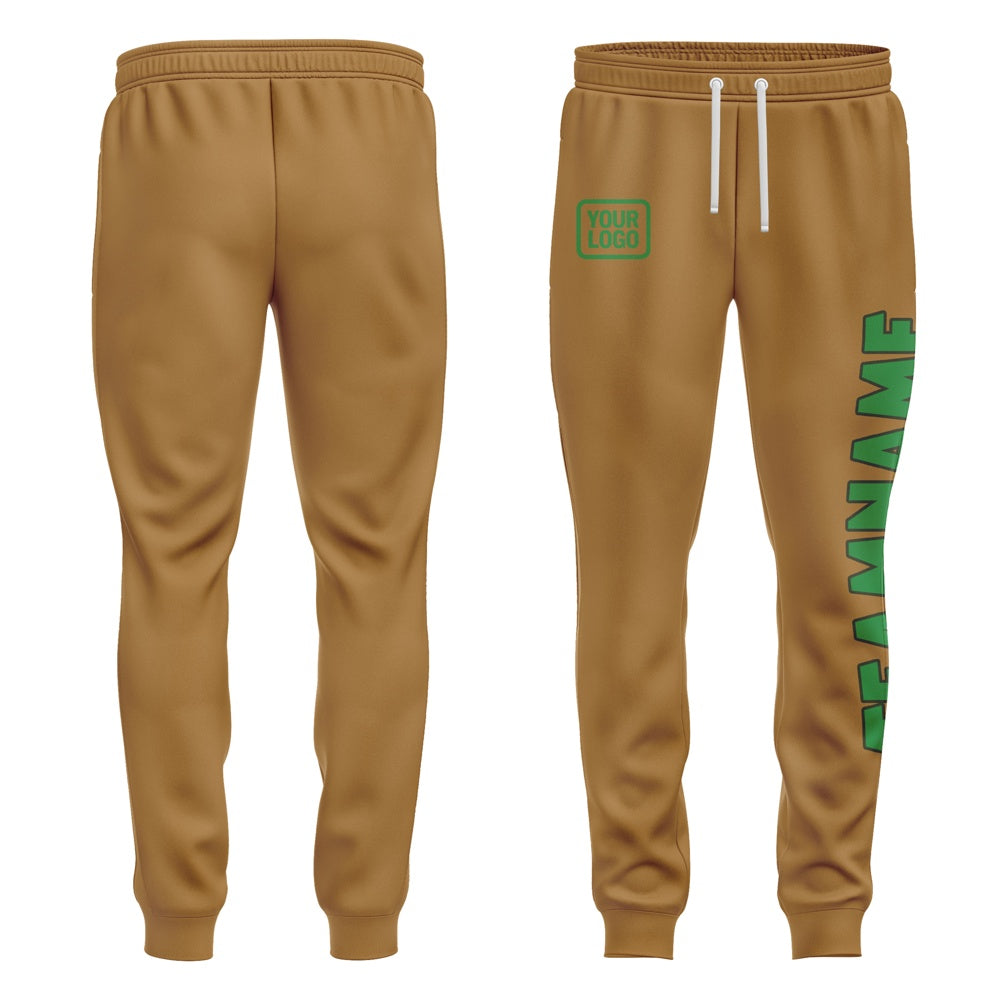 Custom Khaki Emerald Green Pants