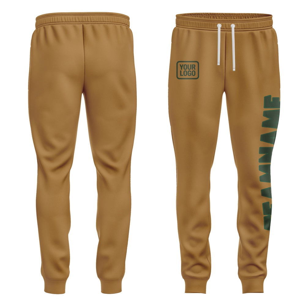 Custom Khaki Dark Green Pants