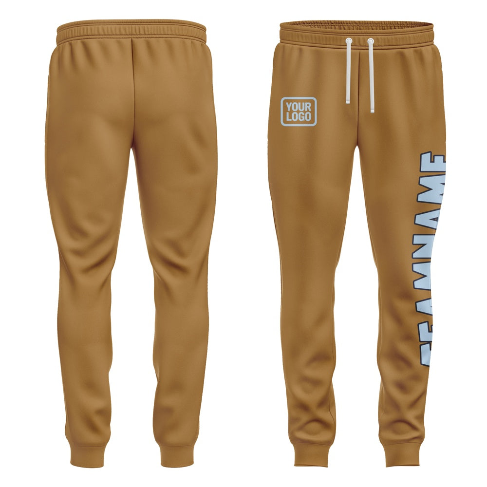 Custom Khaki Light Blue Pants