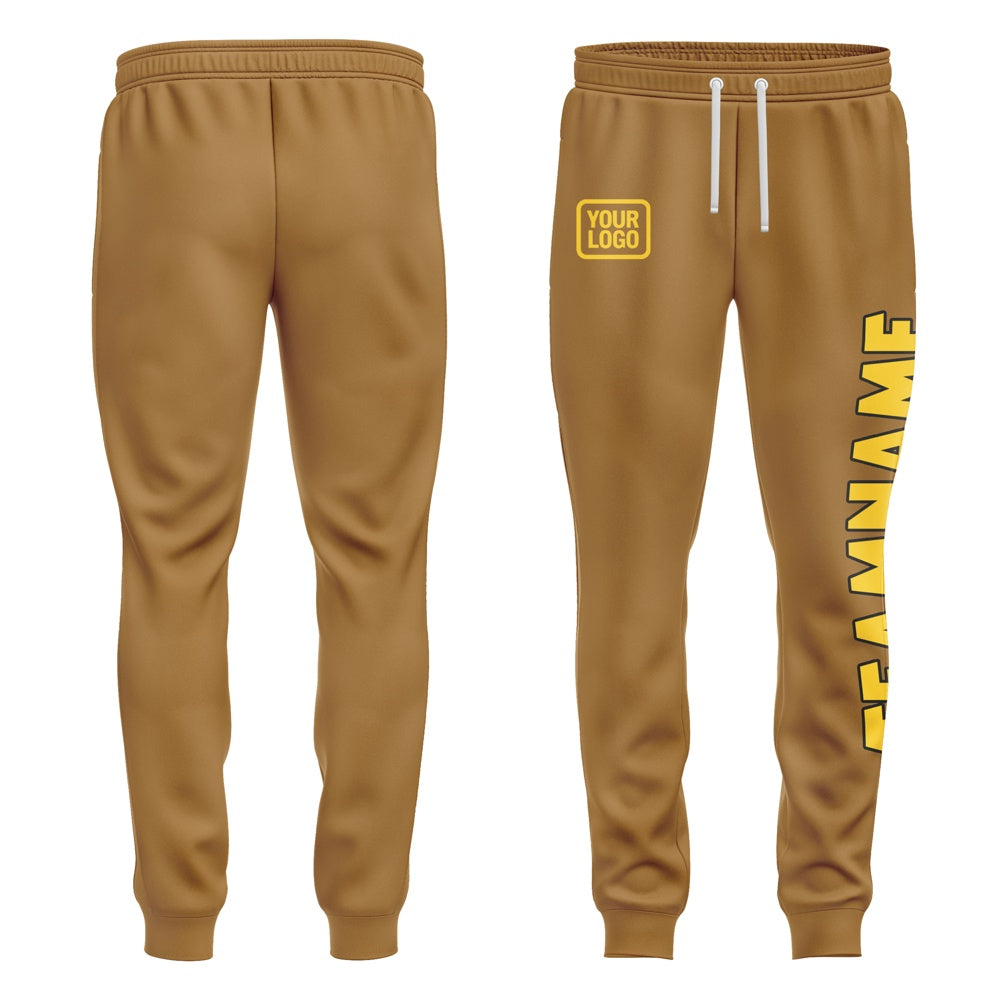 Custom Khaki Gold Pants