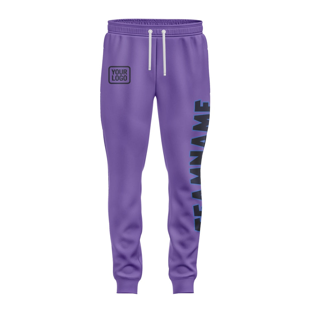 Custom Light Purple Navy Pants