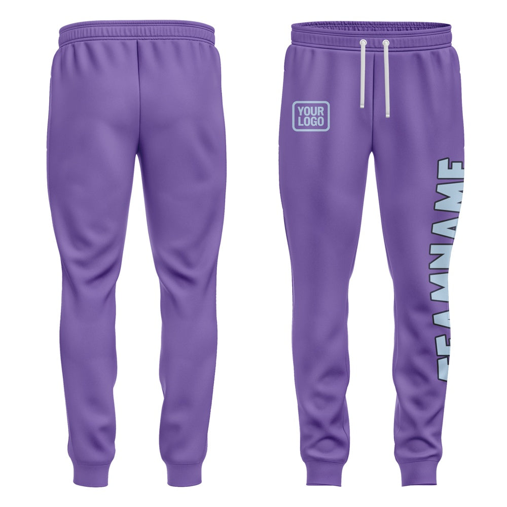 Custom Light Purple Light Blue Pants