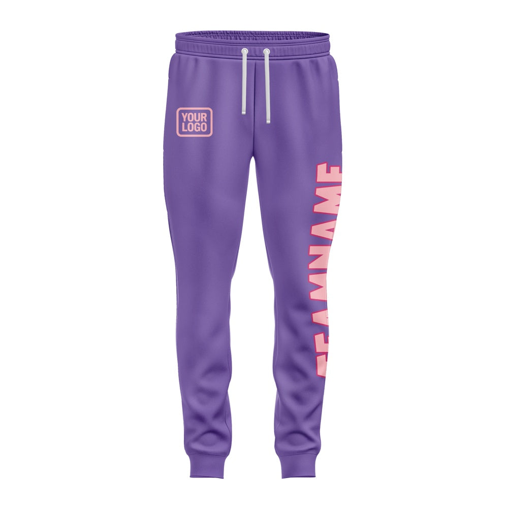 Custom Light Purple Light Pink Pants