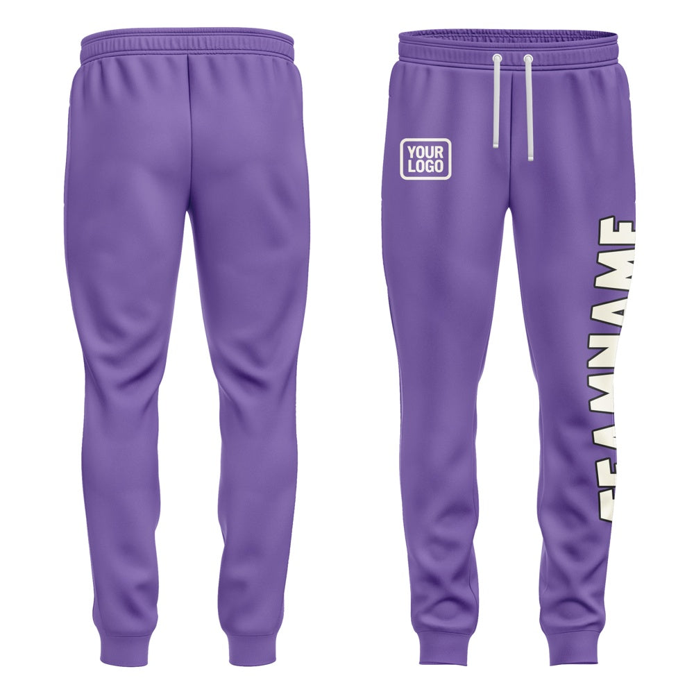 Custom Light Purple Cream Pants