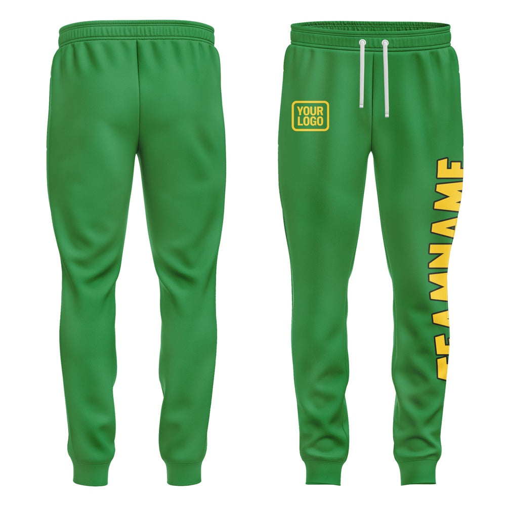 Custom Emerald Green Gold Pants