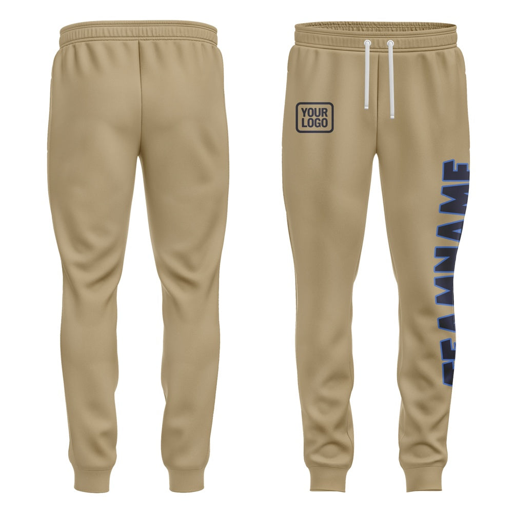 Custom Light Khaki Navy Pants