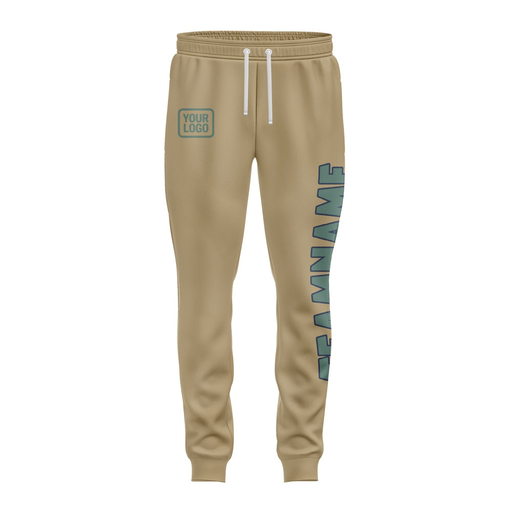 Custom Light Khaki Blue Green Pants