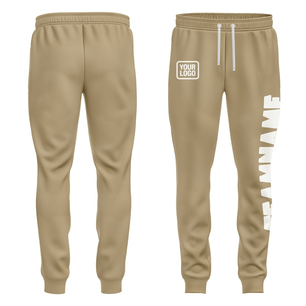 Custom Light Khaki White Pants