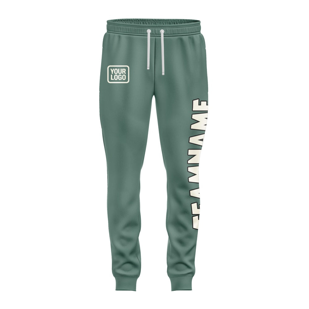 Custom Blue Green Cream Pants