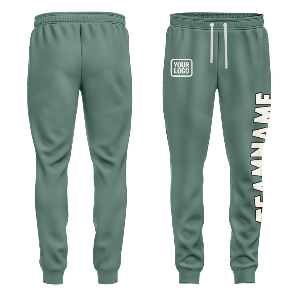 Custom Blue Green Cream Pants