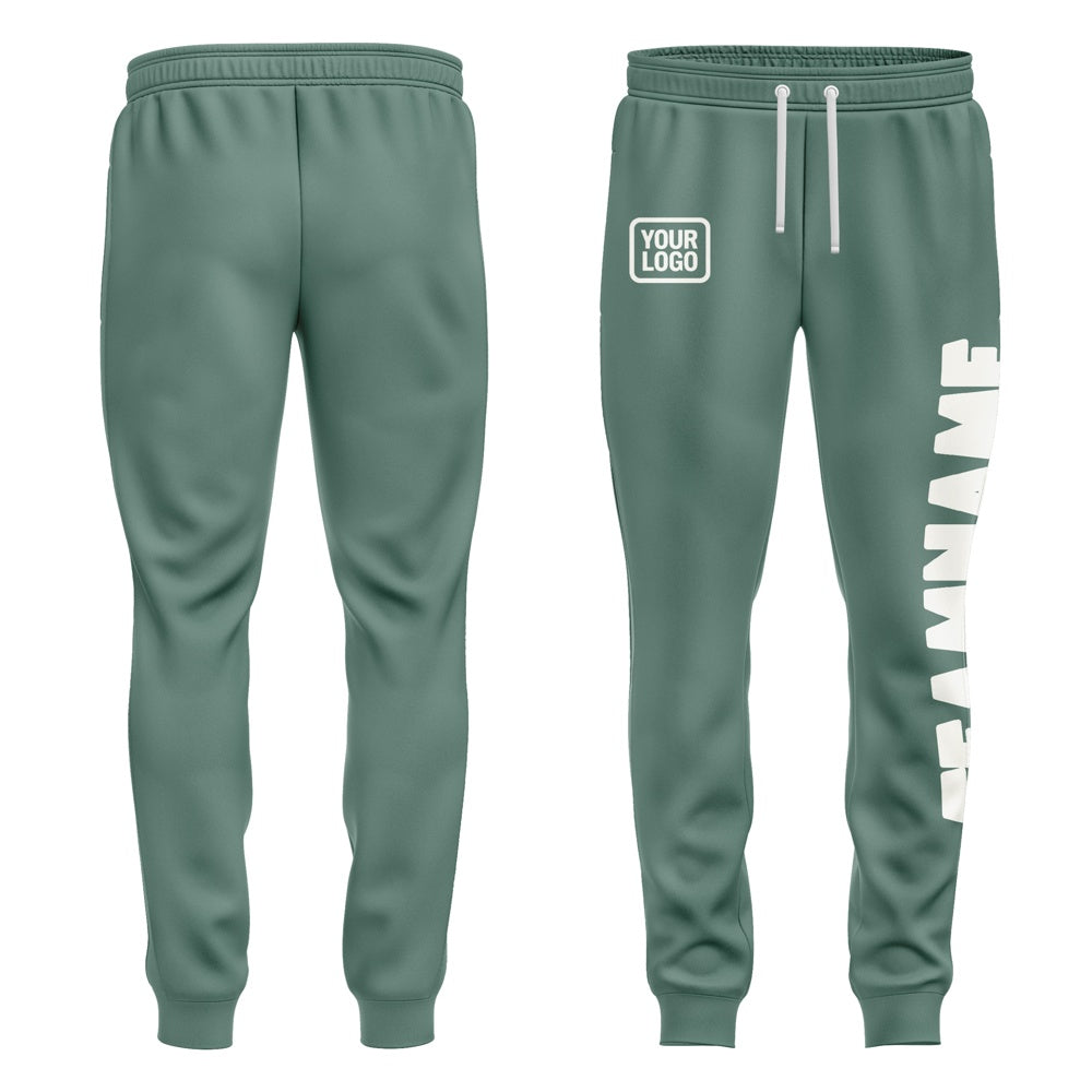 Custom Blue Green White Pants