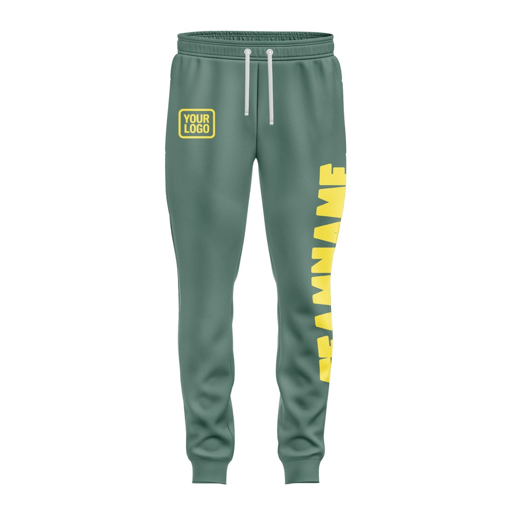 Custom Blue Green Light Yellow Pants