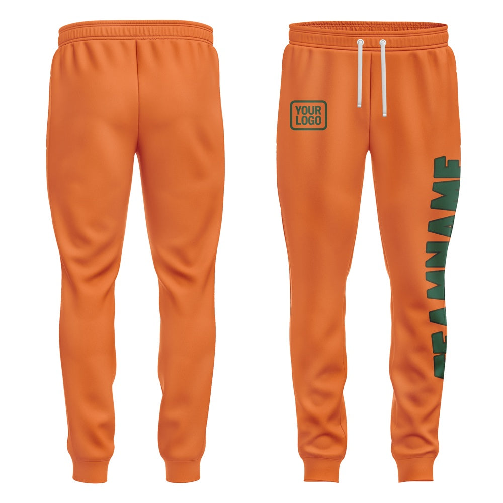 Custom Orange Green Pants