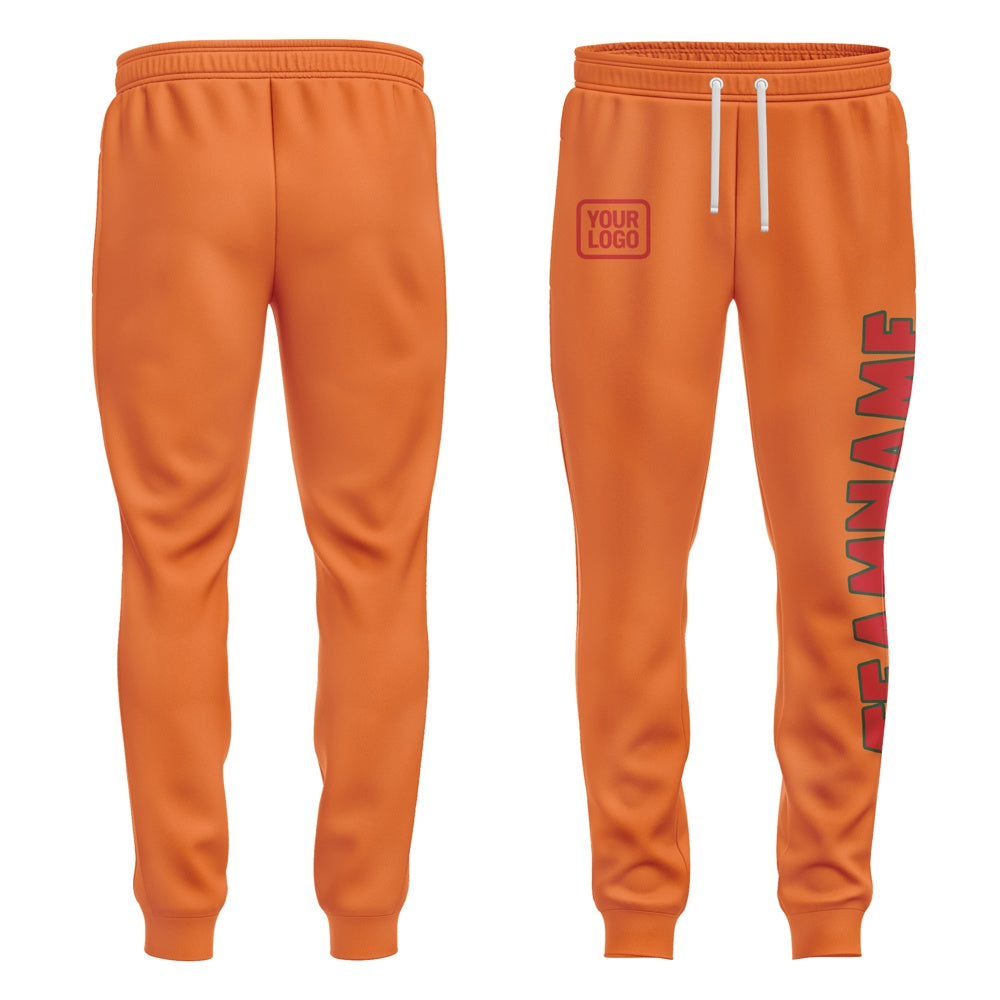 Custom Orange Red Pants