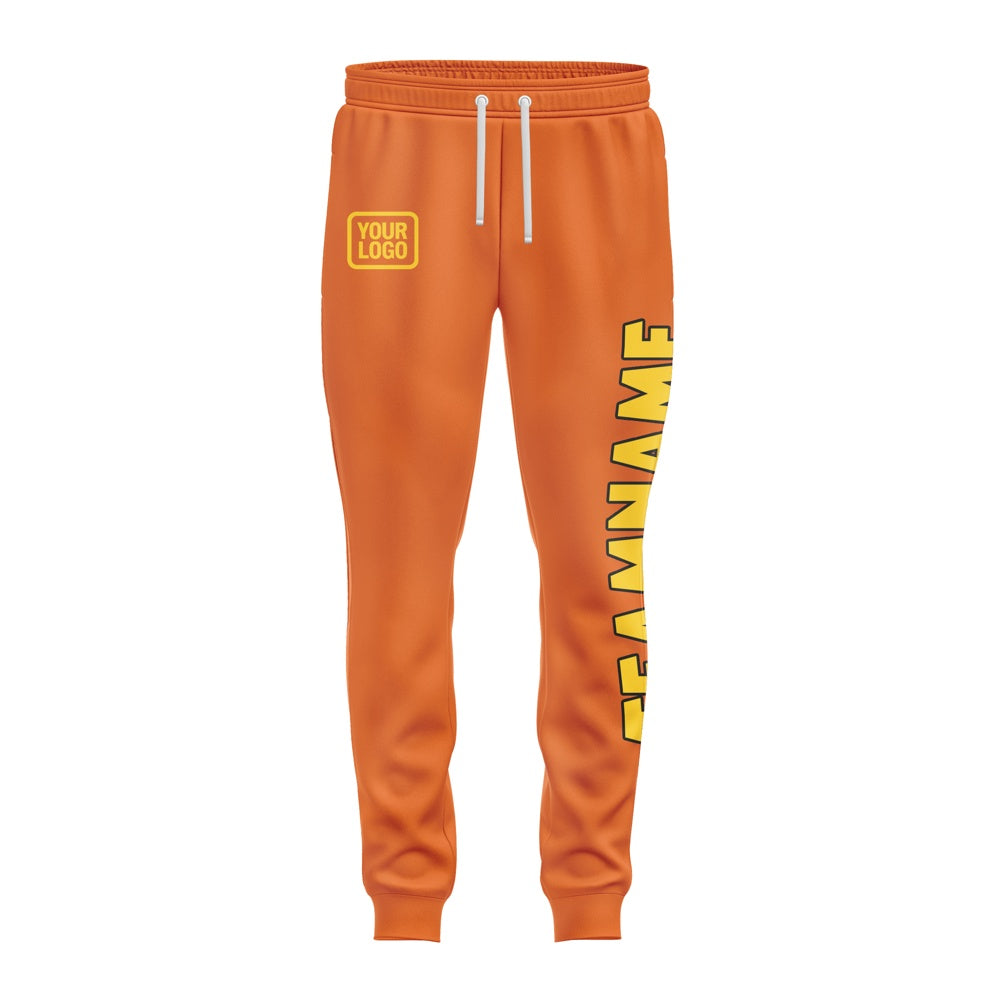 Custom Orange Gold Pants