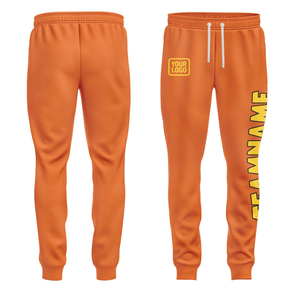 Custom Orange Gold Pants