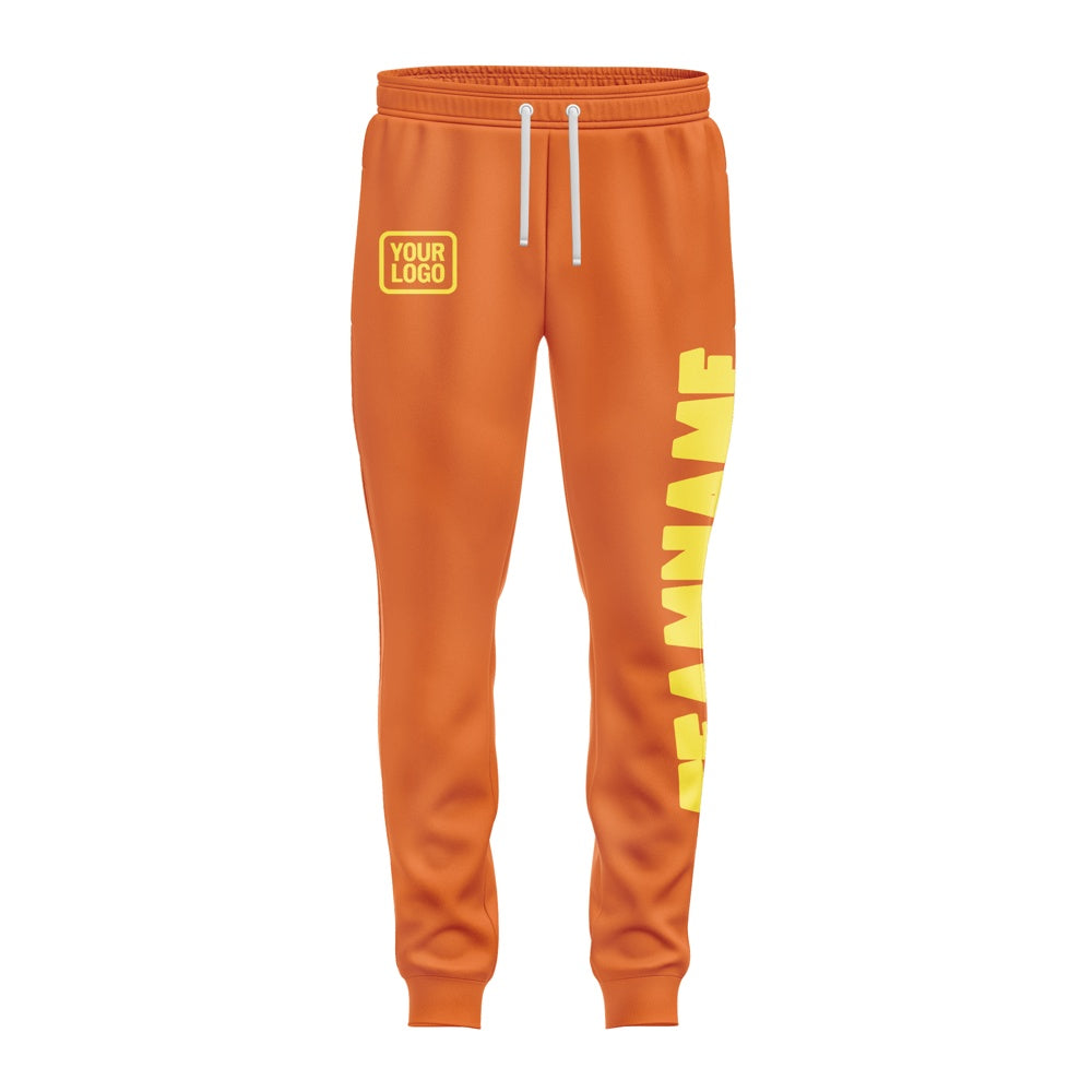 Custom Orange Light Yellow Pants