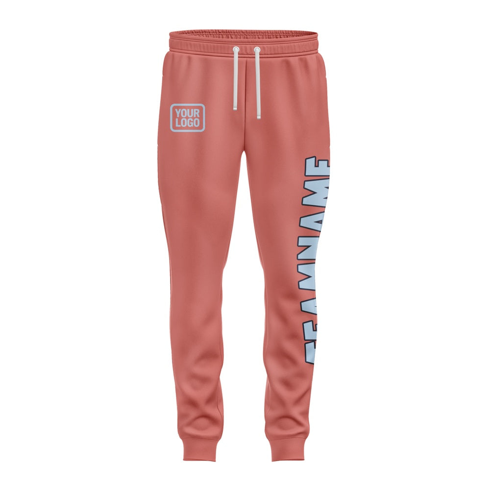Custom Copper Rose Light Blue Pants