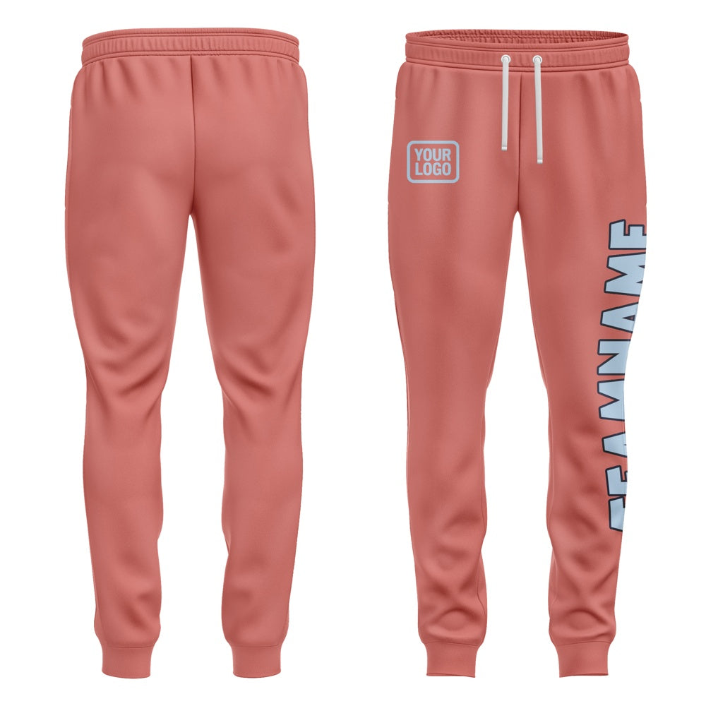 Custom Copper Rose Light Blue Pants