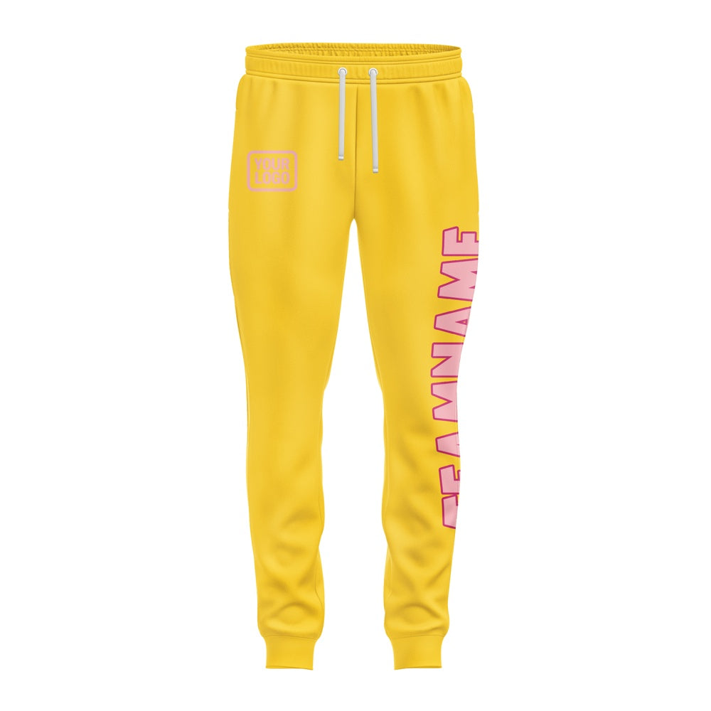Custom Gold Light Pink Pants