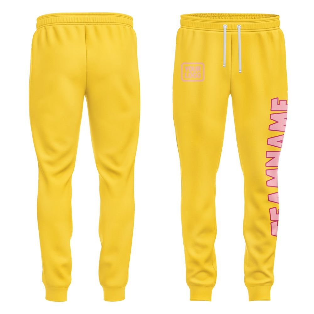 Custom Gold Light Pink Pants