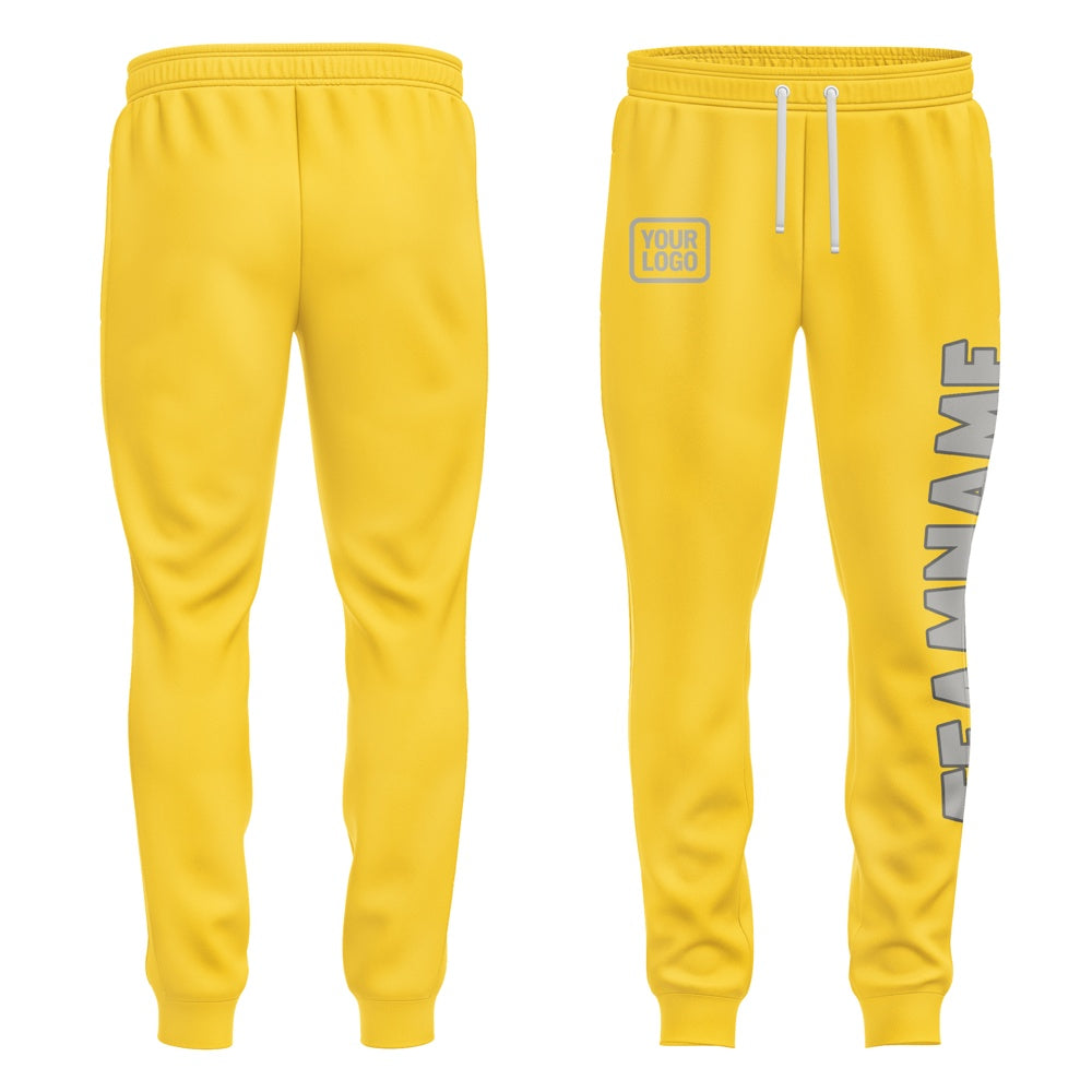 Custom Gold Gray Pants