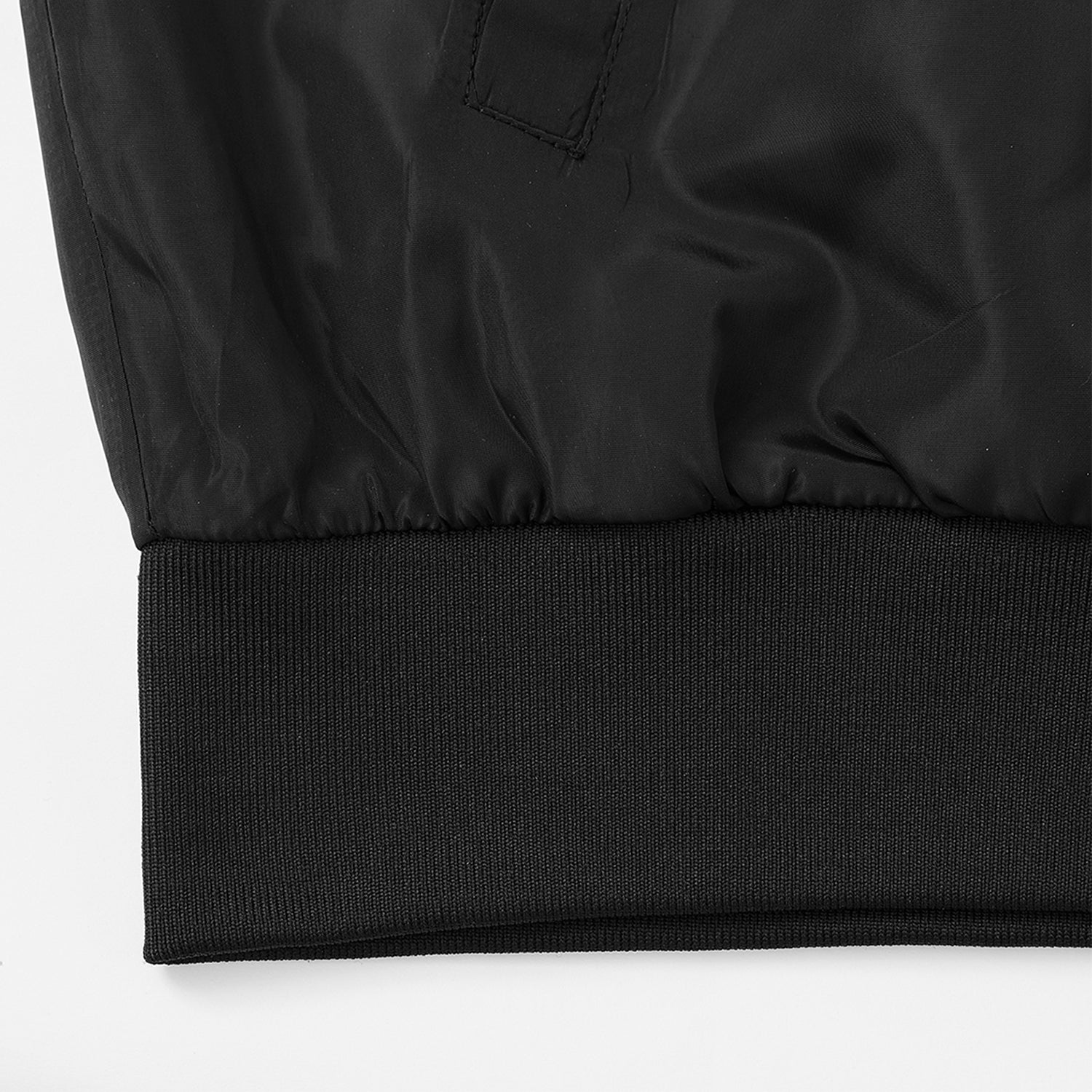 Custom Black Bomber Jacket  — Add Name/Logo