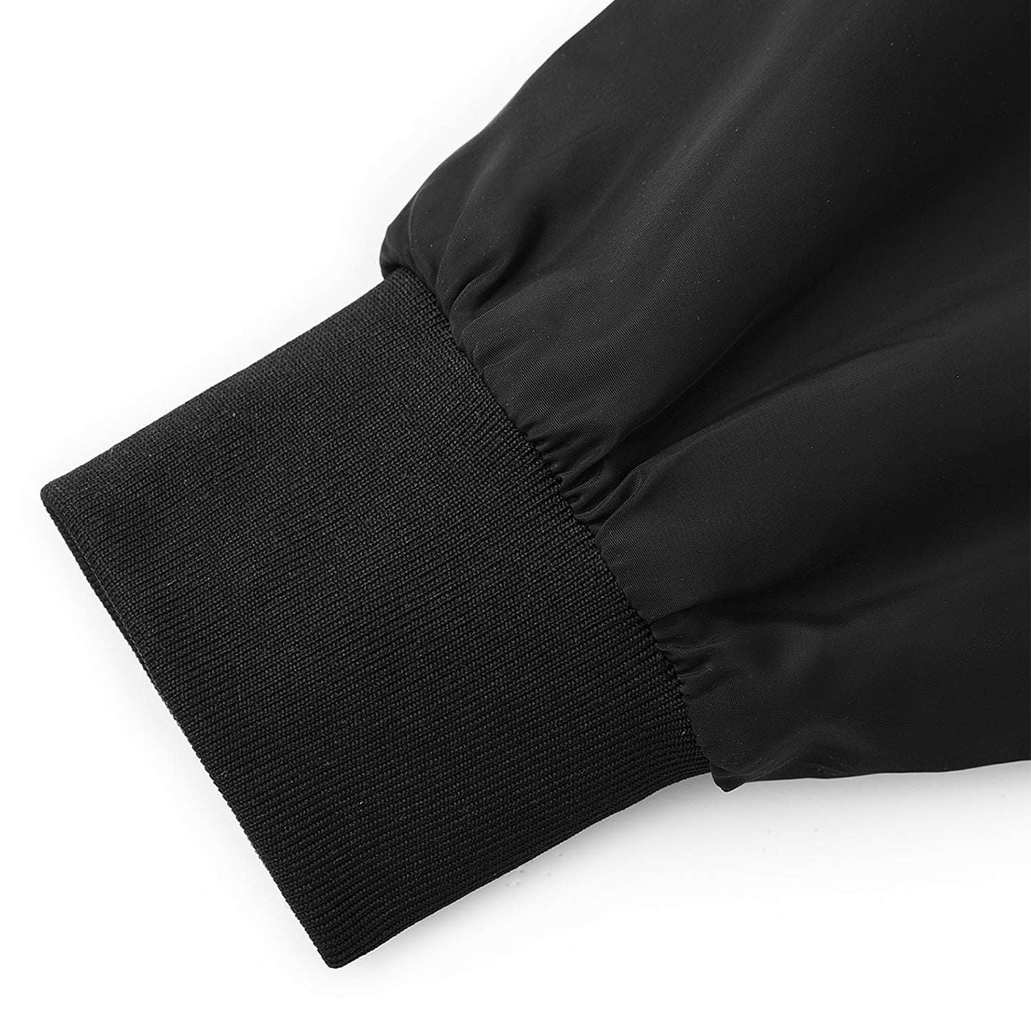 Custom Black Bomber Jacket  — Add Monogram Initial / Name / Number