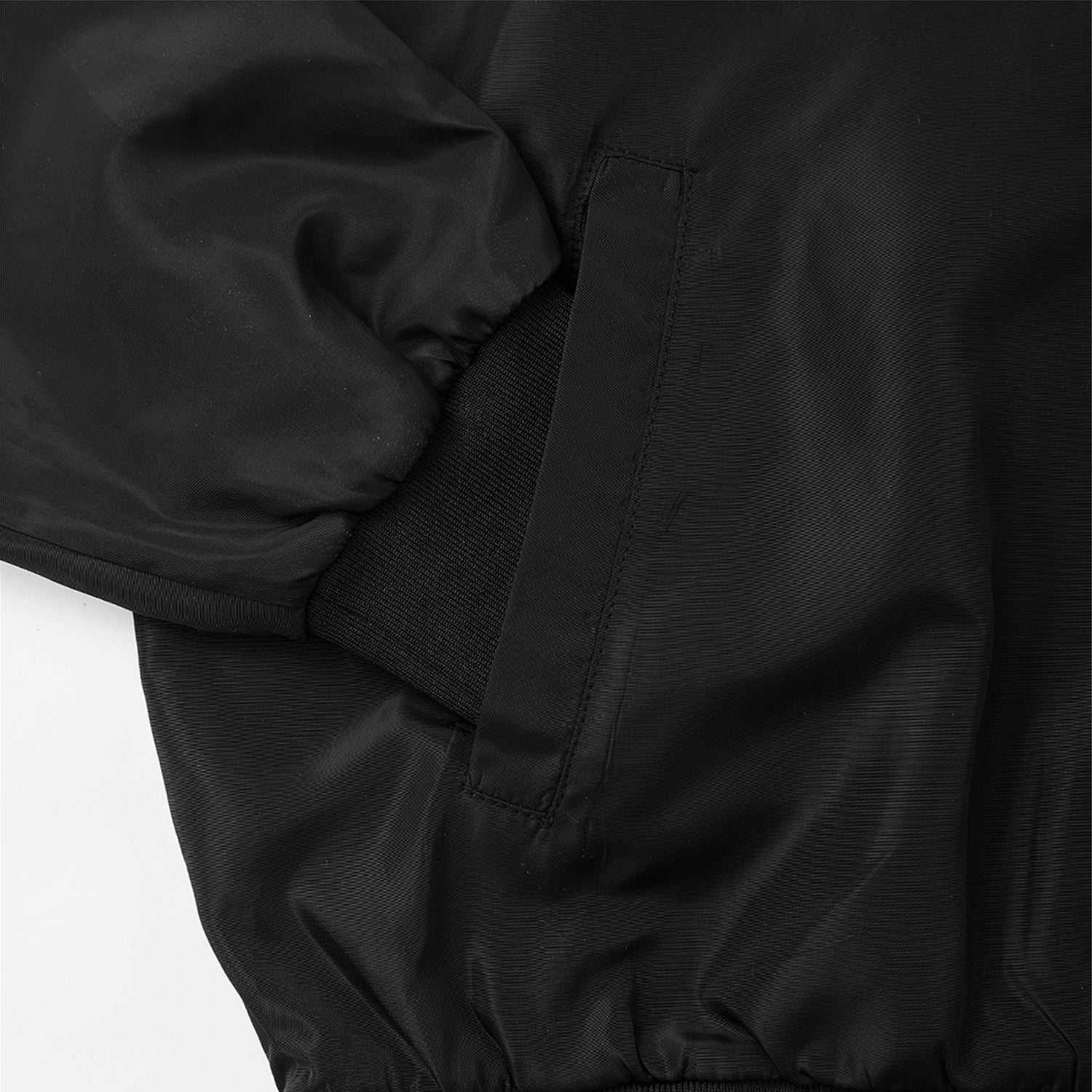 Custom Black Bomber Jacket  — Add Monogram Initial / Name / Number