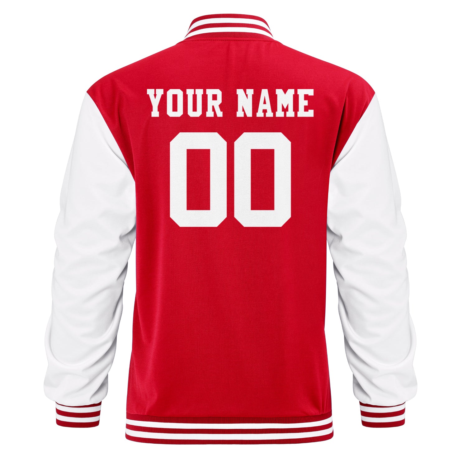 Custom Varsity Letterman Jacket — Add Monogram Initial / Name / Number