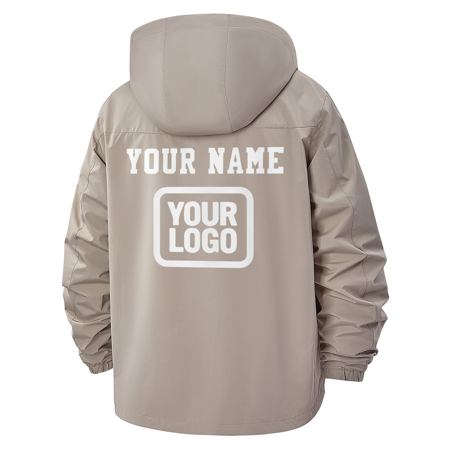 Custom Water-Resistant Windbreaker — Add Name/Logo