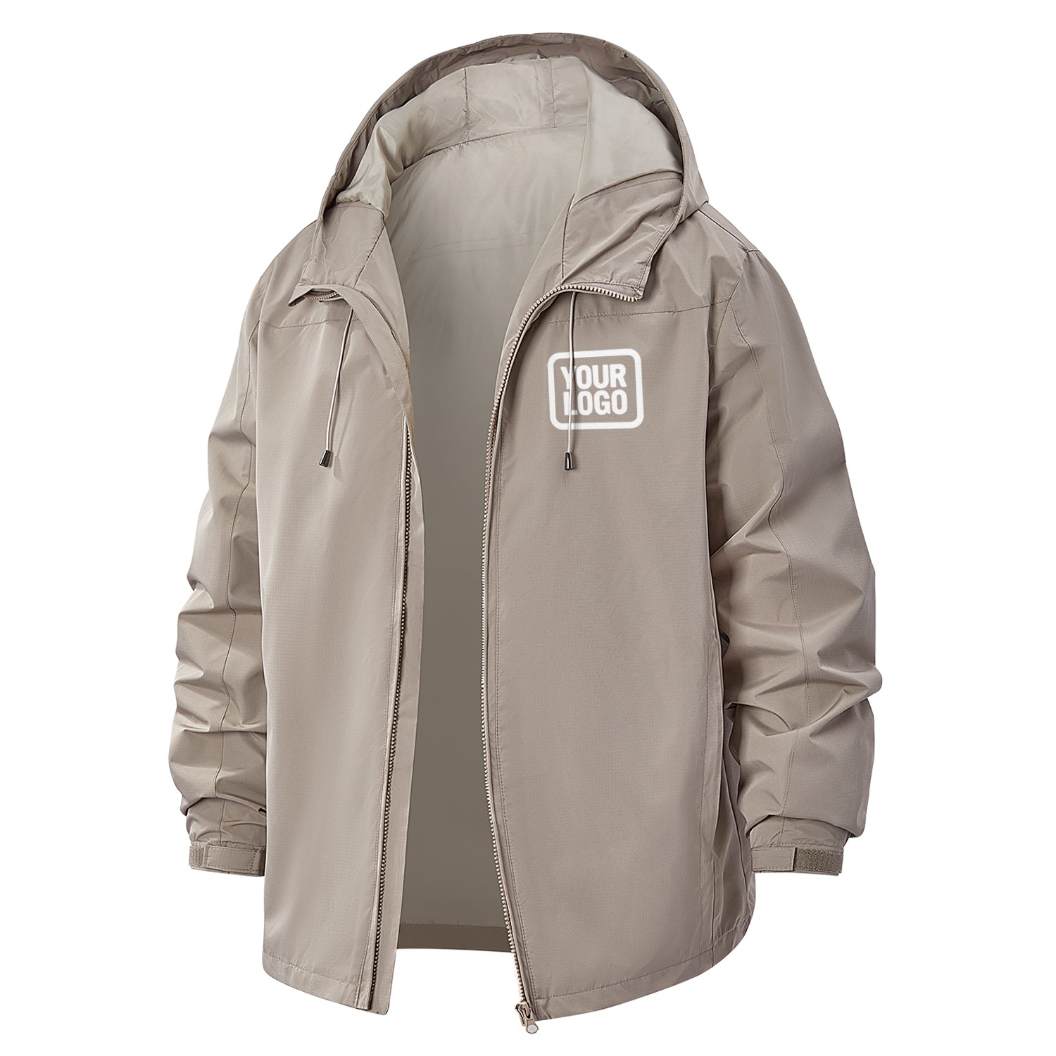 Custom Water-Resistant Windbreaker — Add Name/Logo