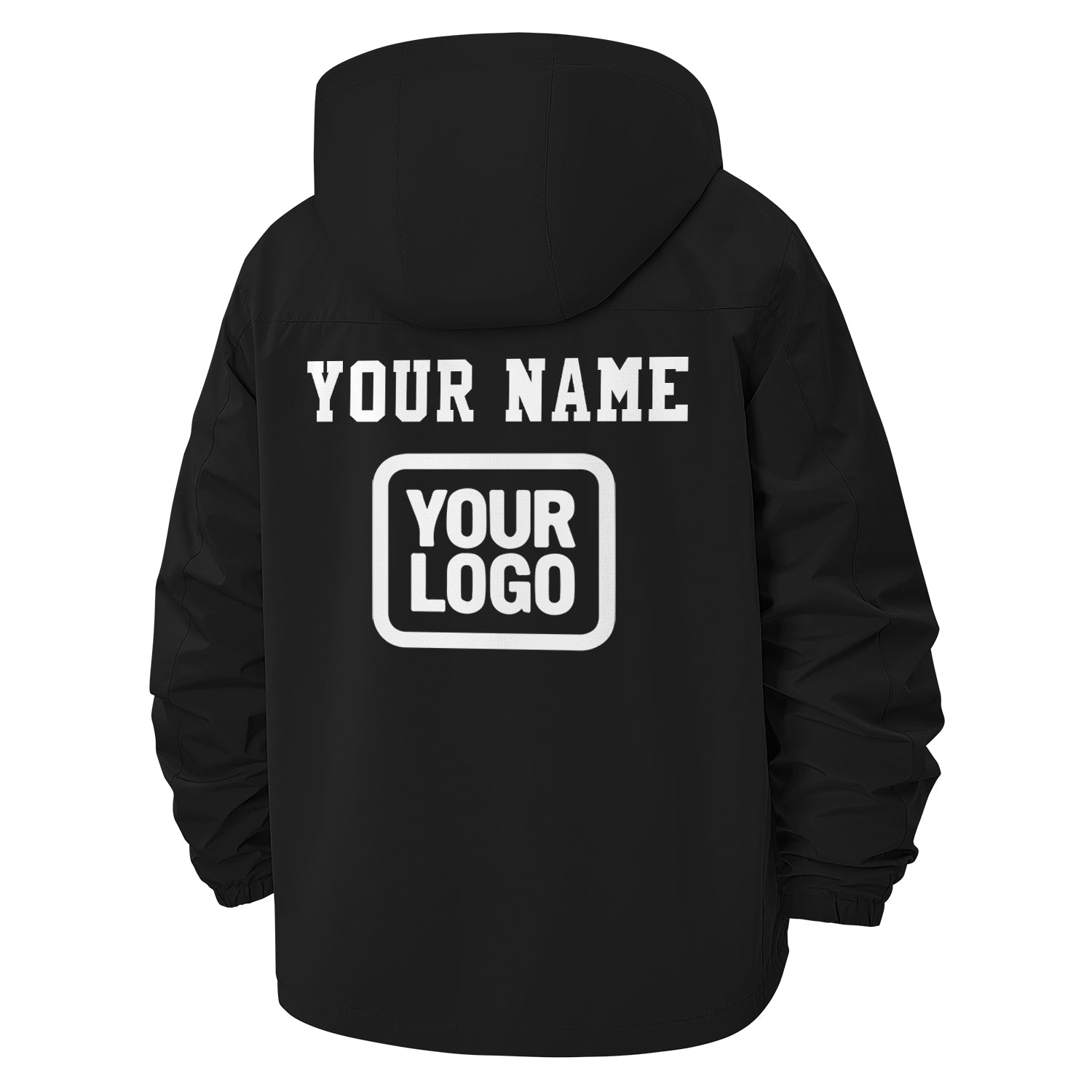 Custom Water-Resistant Windbreaker — Add Name/Logo