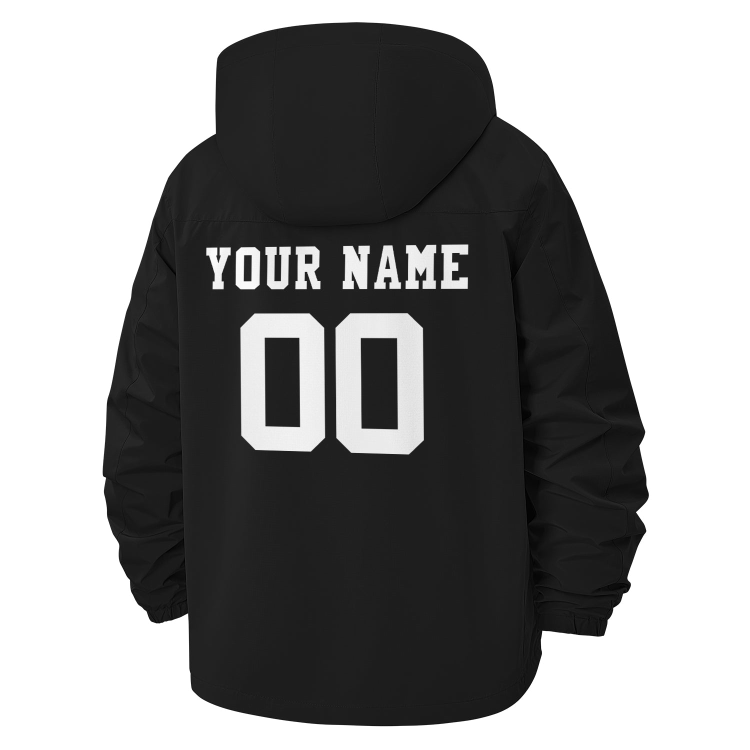 Custom Water-Resistant Windbreaker — Add Monogram Initial / Name / Number