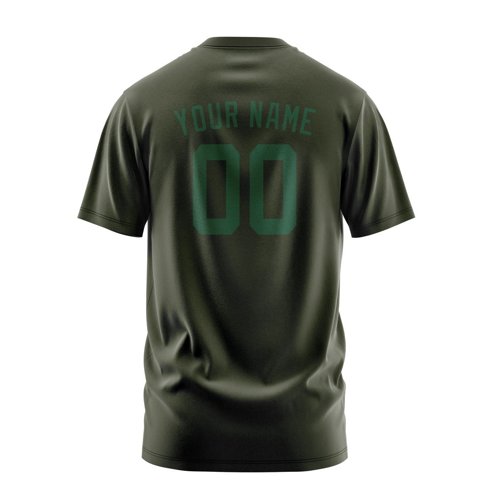 Custom Olive Green T-Shirt