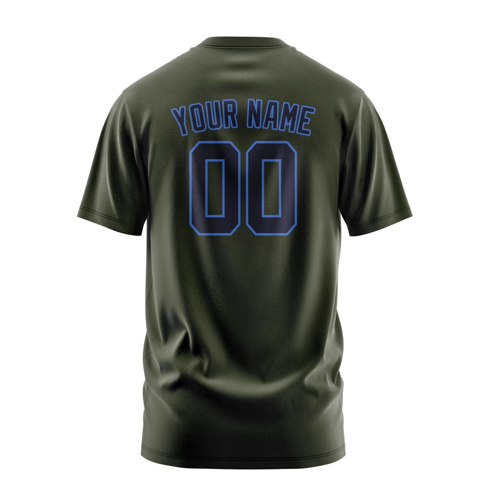 Custom Olive Navy T-Shirt