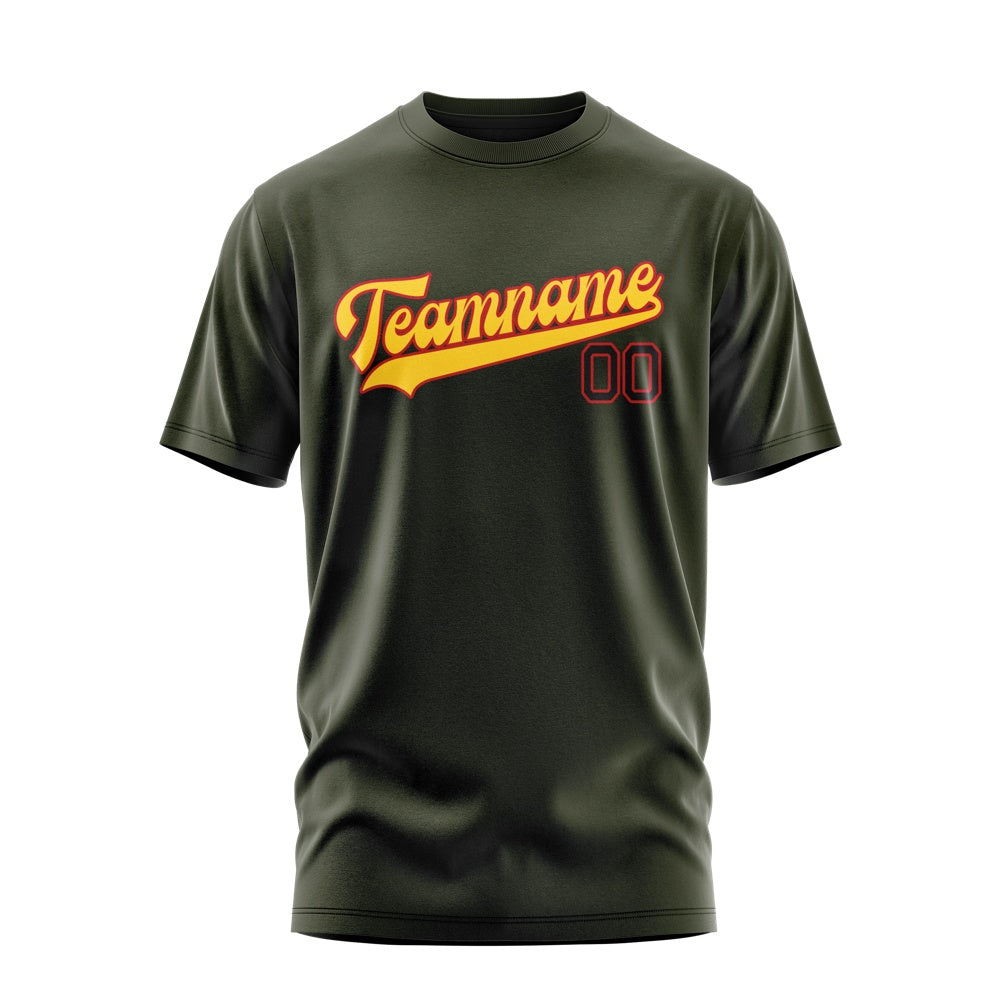 Custom Olive Gold T-Shirt