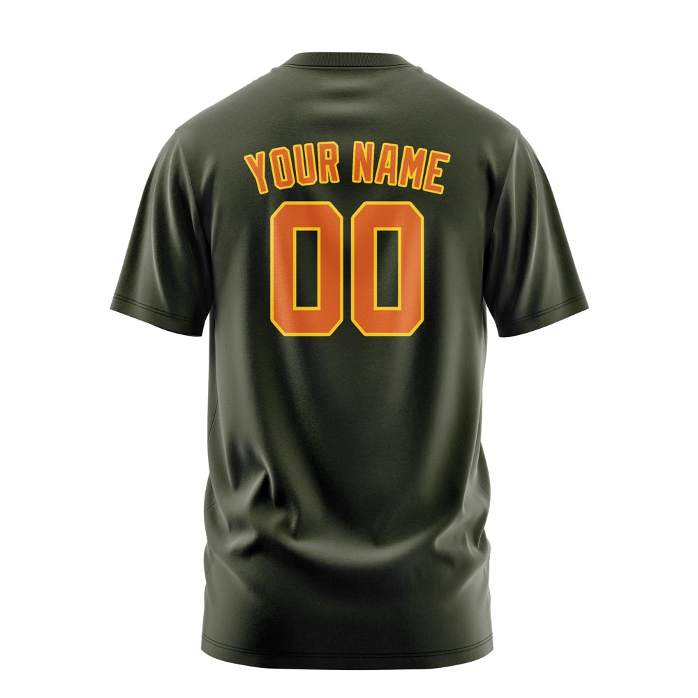 Custom Olive Orange T-Shirt