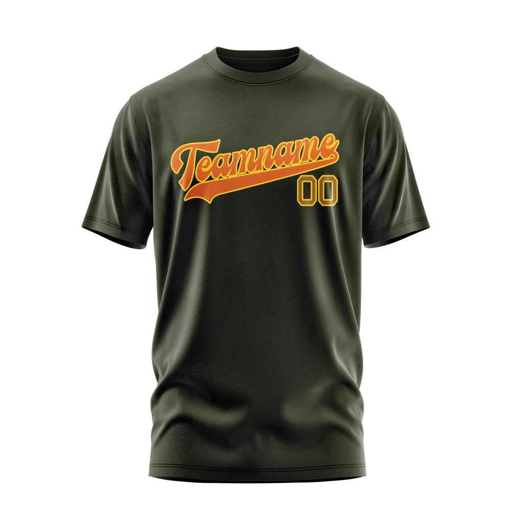 Custom Olive Orange T-Shirt