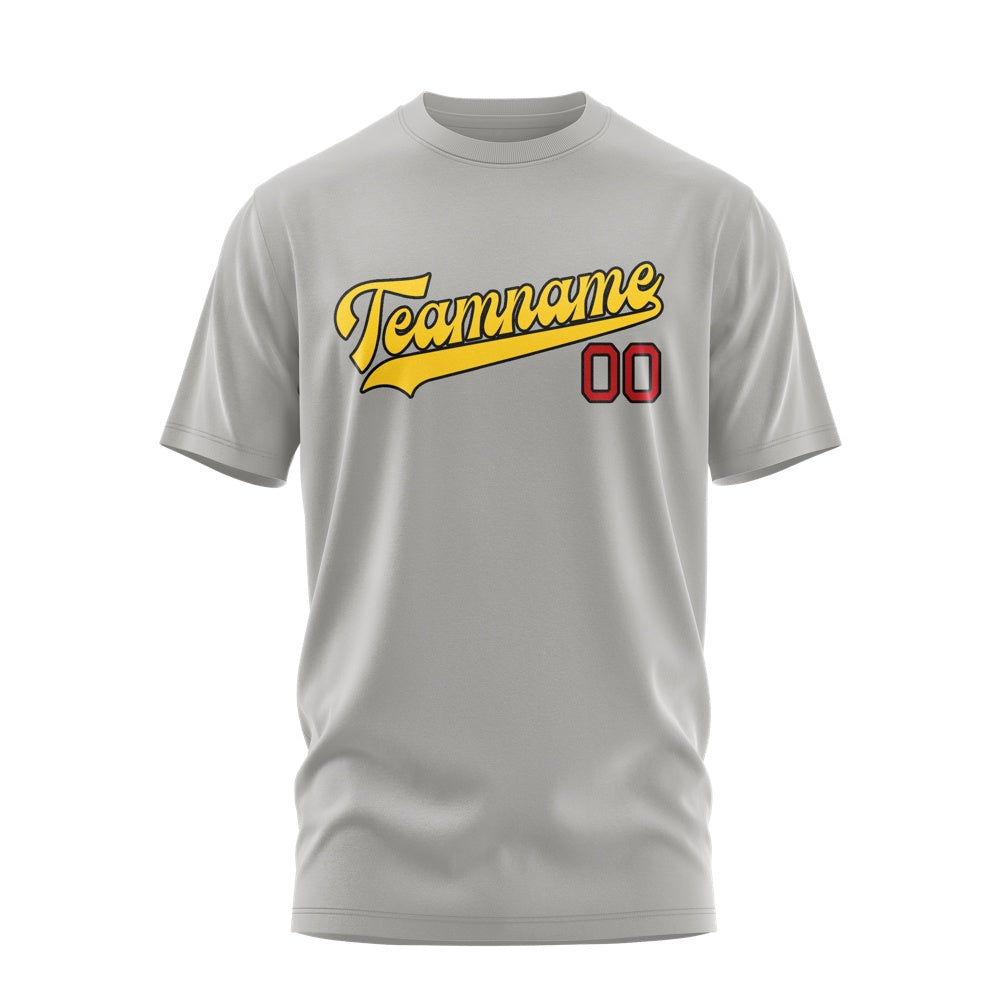 Custom Gray Gold T-Shirt
