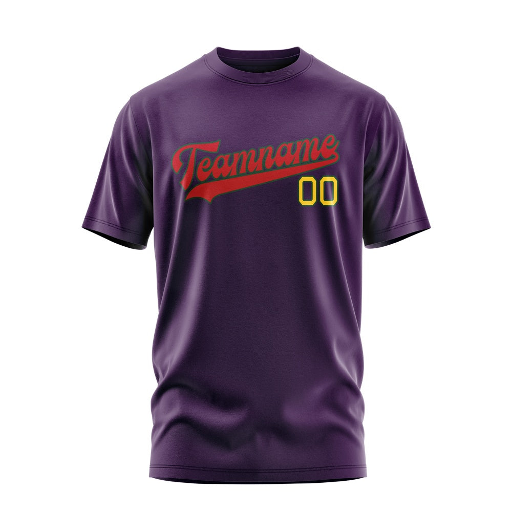 Custom Purple Red T-Shirt