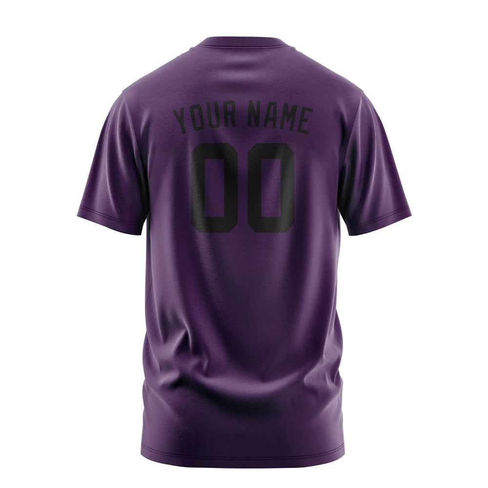 Custom Purple Black T-Shirt